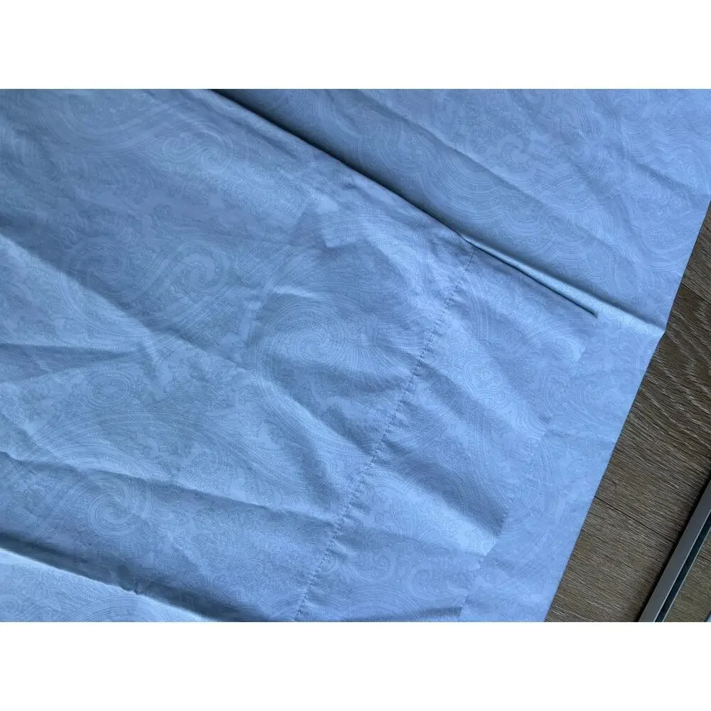 American living luxurycottage StandardPillowcase Set BluePaisley Bedding Lot of2